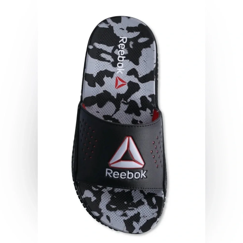 Reebok slides featuring